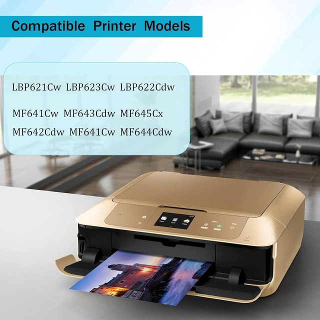 Alt view image 2 of 7 - CRG-054 CRG054 Toner Cartridge High-Yield Compatible for Canon LBP621Cw LBP623Cw MF641CW MF643Cdw MF645Cx MF642Cdw MF641Cw MF644Cdw LBP622Cdw Printers 1 Black