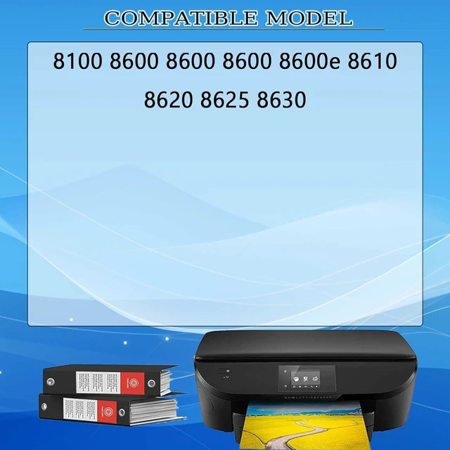 Alt view image 2 of 7 - Compatible H-950XL H-951XL 950XLBK 951XLC 951XLM 951XLY (950XL 951XL) Ink Cartridge Replacement for HP 8100 8600 8600 8600 8600e 8610 8620 8625 8630 Printer Black*2