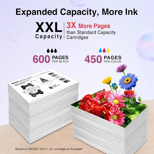 Alt view image 3 of 7 - 240XXL 241XL Remanufactured Ink Cartridge Replacement Compatible with MG2120 MG2140 MG2220 MG3120 MX372 MX374 MX392 MX422 MX432 MX434 TS5100 TS5120 (Black Color)