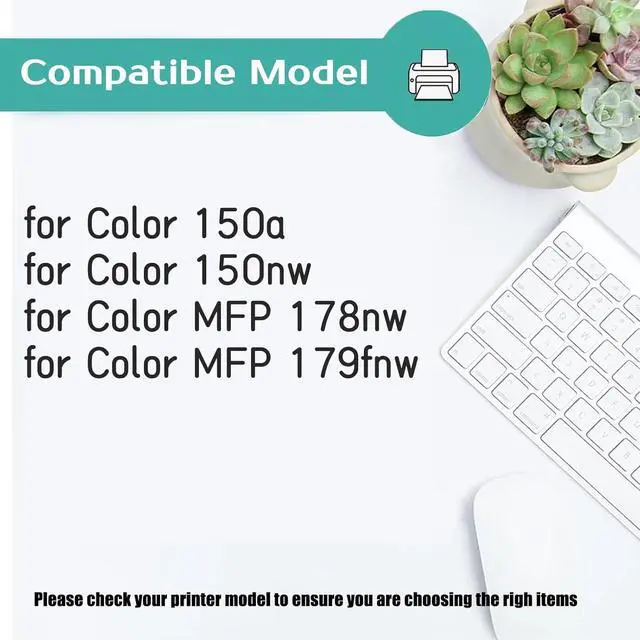 Alt view image 2 of 7 - 116A Toner Cartridge Compatible for HP W2060A W2061A W2063A W2062A Replacement, Work with 150a 150nw MFP 178nw MFP 179fnw Printer, High Yield 1,500 Pages Magenta