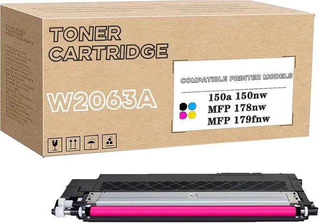 Main image of 116A Toner Cartridge Compatible for HP W2060A W2061A W2063A W2062A Replacement, Work with 150a 150nw MFP 178nw MFP 179fnw Printer, High Yield 1,500 Pages Magenta