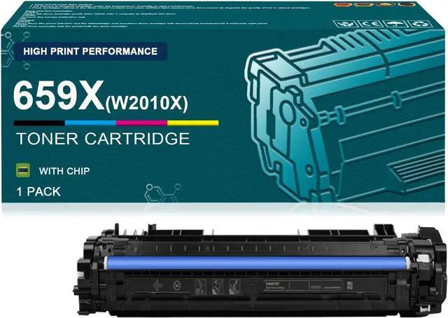 Main image of 659X W2010X Toner Cartridge with Chip Replacement for HP 659A W2010A W2011A W2012A W2013A Toner Cartridge for Color Laser Enterprise MFP M776 M856x M856dn M776z M776dn Printers