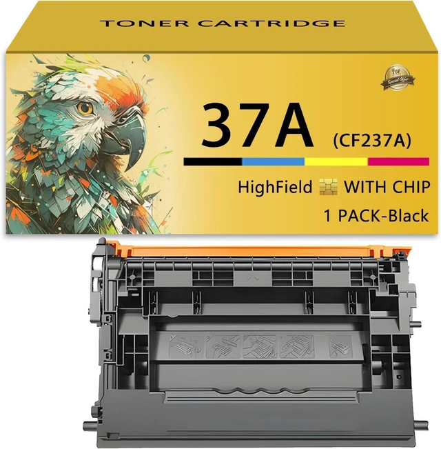 Main image of 37A Black Toner Cartridge Compatible for HP 37A CF237A Toner Cartridge Compatible for HP Laserjet Enterprise M607 M607n M607dn M608 M608n M608dn Printer, 1 Pack Black