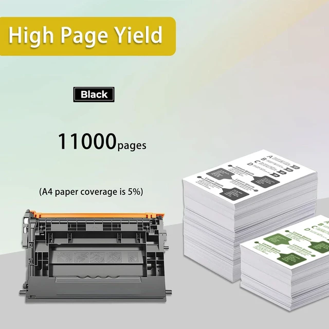 Alt view image 3 of 7 - 37A Black Toner Cartridge Compatible for HP 37A CF237A Toner Cartridge Compatible for HP Laserjet Enterprise M607 M607n M607dn M608 M608n M608dn Printer, 1 Pack Black