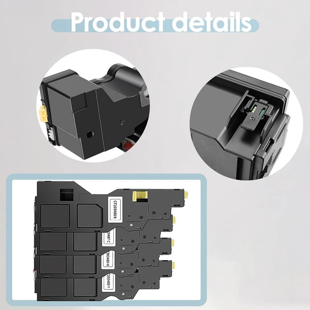 Alt view image 5 of 7 - C325 Toner Cartridges Compatible for Xerox ApeosPrint C325 C325dw for Apeos C325df C325dw Printers, High Yield (3000 Pages) 1 Set