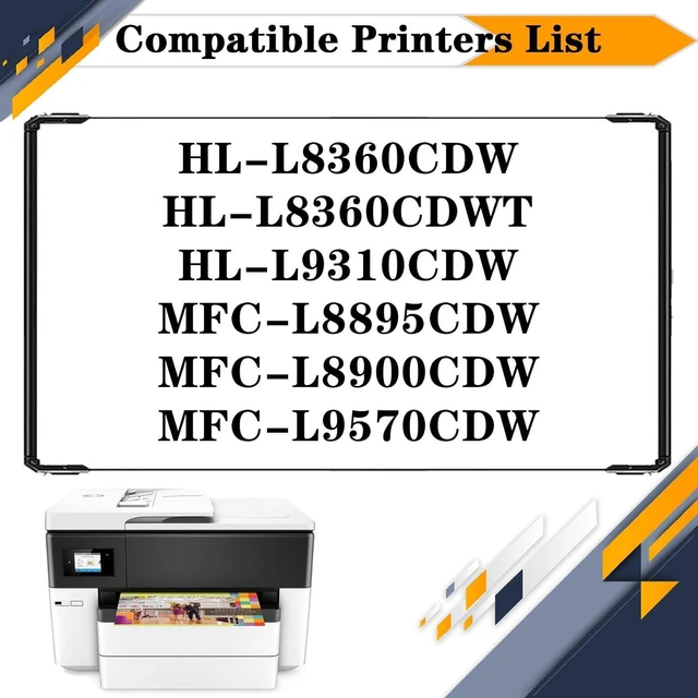 Alt view image 2 of 7 - TN-439 TN439 TN439BK TN439C TN439M TN439Y Toner Cartridges Compatible for Bro-Ther HL-L8360CDW HL-L8360CDWT HL-L9310CDW MFC-L8895CDW MFC-L8900CDW Printers Black*2