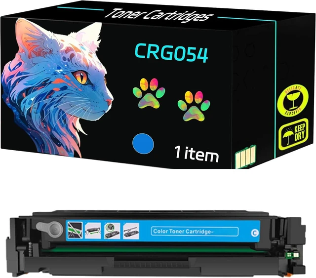 Main image of High Yield CRG054 Toner Cartridges Compatible for Canon Color imageCLASS LBP622Cdw LBP623Cdw MF641Cw MF642Cdw MF644Cdw Printers, Print Clearly (1 Pack Cyan)