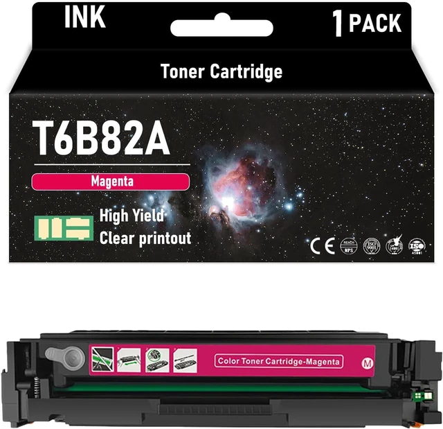 Main image of T6B82A High Yield Black 1500 Pages Color 1400 Pages Toner Cartridge Compatible for HP Compatible Replacement for HP Color Laserjet Pro M280nw M281fdn M281fdw Printers,Magenta