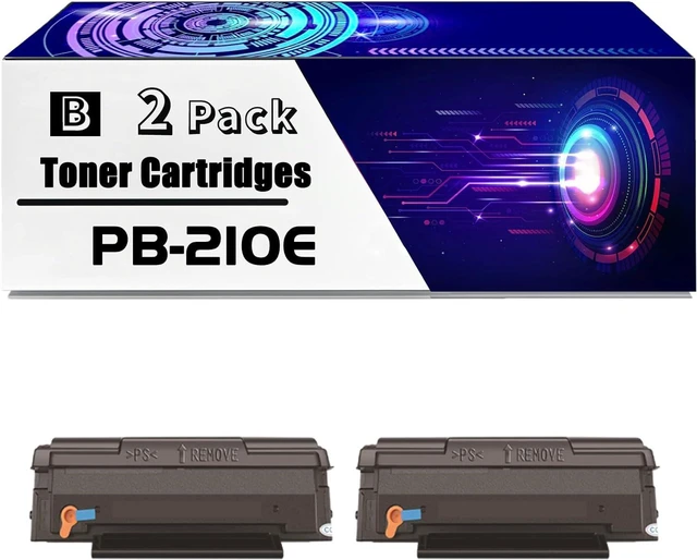 Main image of PB-210E Toner Cartridges is Compatible for Pantum P2200 P2500W M6500N M6500W M6550 M6550N M6550W M6550NW Printers (2-Pack Black)