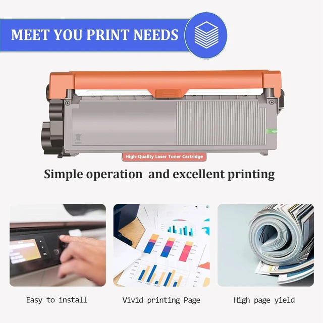 Alt view image 6 of 7 - E310 Toner Cartridges Compatible for Dell E310DW E514DW E515DW E515DN Printers, Replacement for Dell E 310 E 514 E 515 Toner Cartridge 1 Pack