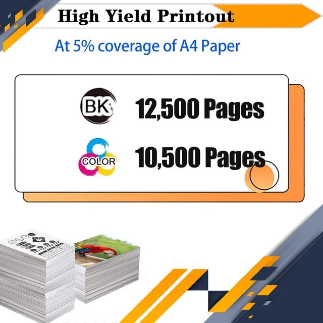 Alt view image 3 of 7 - 655A CF450A CF451A CF452A CF453A High-Yield Toner Cartridge Compatible for HP M652n M652dn M653dn M653x M653dh MFP M681f M681dh M681z MFP M681f M682z Printers Cyan*1