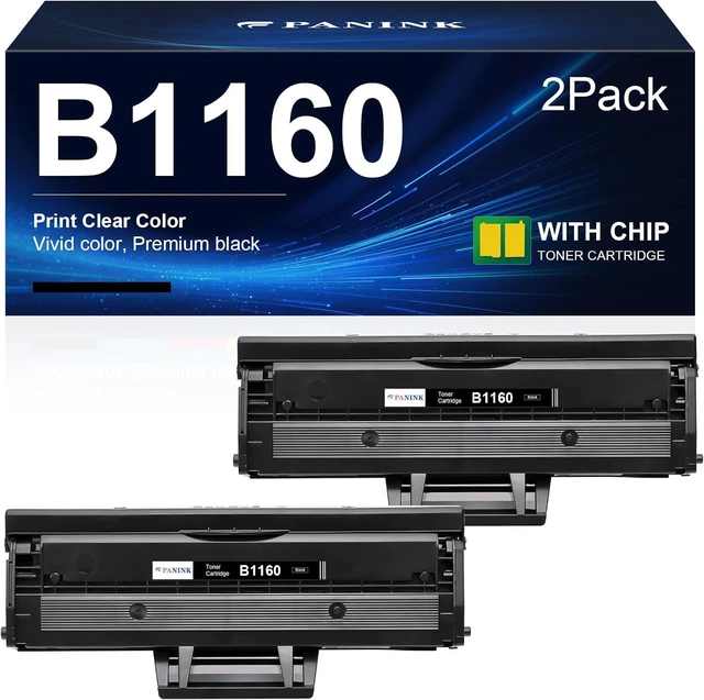 Main image of B1160 Toner Cartridge Replacement for Dell B1160 B1160W Toner Cartridge Compatible with Dell 1160 B1163w B1165nfw B1160 B1160w Printer(2 Black)