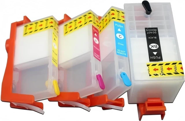 Alt view image 3 of 6 - 910 910XL 912 912XL Refill Ink Cartridge with Chip, Compatible for HP Officejet 8012 8013 8014 8015 8017 8022 8023 8024 8025 8026 8028 8035(910)