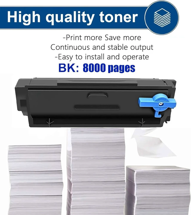 Alt view image 2 of 7 - B310 Black Toner Cartridge Compatible Replacement for Xerox 006R04377 006R04376 006R04378 Toner for B305 B310 B315 Printer (1PCS, 8000 Pages)