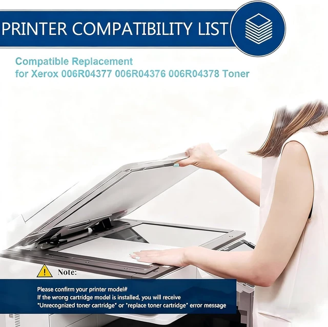 Alt view image 3 of 7 - B310 Black Toner Cartridge Compatible Replacement for Xerox 006R04377 006R04376 006R04378 Toner for B305 B310 B315 Printer (1PCS, 8000 Pages)