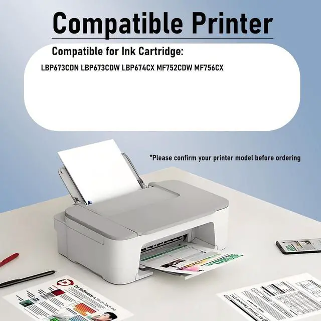 Alt view image 2 of 7 - CRG-069 High Yield Toner Cartridge Compatible for Canon Compatible Replacement for Canon LBP673CDN LBP673CDW LBP674CX MF752CDW MF756CX Printers