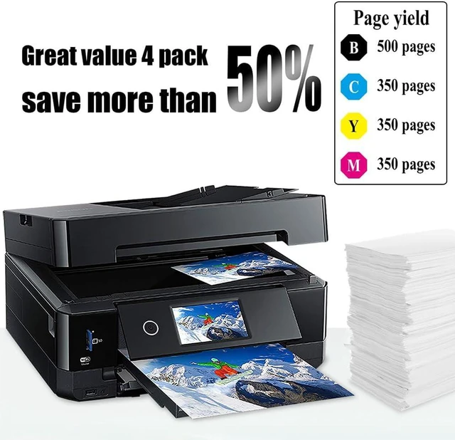Alt view image 4 of 7 - NoahArk 4 Pack 232XL Remanufactured Ink Cartridge Replacement for 232 232XL T232 T232XL High-Capacity Work for XP-4200 XP-4205 WF-2930 WF-2950 Printer (Black, Cyan, Magenta, Yellow)