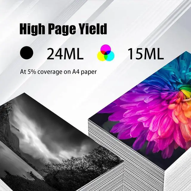 Alt view image 3 of 7 - 670XL Ink Cartridges Compatible for HP 670XL BK 670XLC 670XL M 670XL Y Ink Cartridge for HP DeskJet 3525 4615 4620 4625 5525 6526 Printer