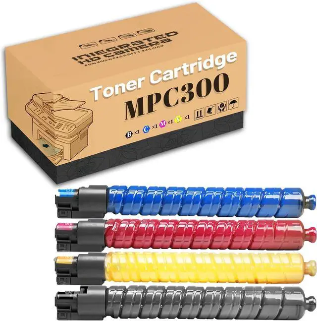 Main image of Replacement for Ricoh MPC300 Toner Cartridge Compatible for Aficio MP C300 MP C300SR MP C400 MP C400SR MP C401 MP C401SR for Lanier LD130C LD130CSR LD140C LD140CSR P 4 Pack
