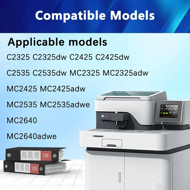 Alt view image 2 of 7 - C241 Toner Cartridges Compatible for Lexmark C241XK0 C241XC0 C241XM0 C241XY0 Toner Cartridge for Lexmark C2325 C2325dw C2425 C2425dw C2535 C2535dw MC2325 Printers