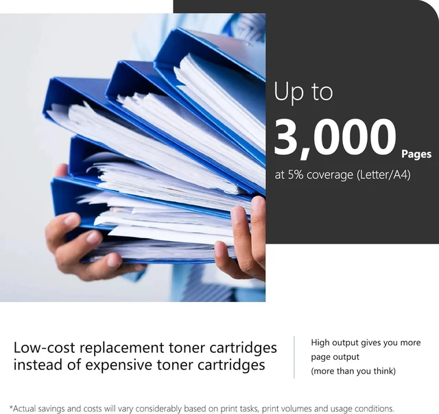 Alt view image 3 of 7 - 143A Toner Compatible for HP 143ABK W1143A Toner Cartridges Work for HP Neverstop 1001nw (5HG80A) LaserJet MFP 1202w(5HG92A) MFP 1202nw(5HG93A) Pro MFP 1201n Printer2 Black