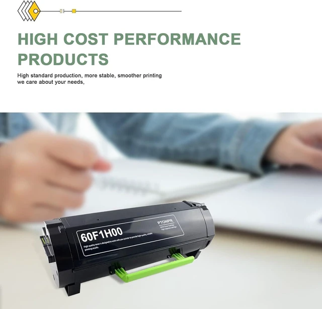 Alt view image 6 of 7 - 60F1H00 High Yield Black Toner Cartridge (1-Pack) - Compatible with Lexmark MX310dn, MX611de, MX511de, MX410de, MX510de Printers