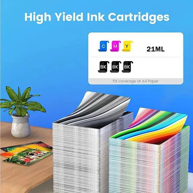 Alt view image 2 of 7 - 110 Ink Cartridges Compatible for HP 110 Ink Cartridges High Capacity Replacement for HP PhotoSmart A310 A430 A311 A316 A320 A433 A436 A440 A314 A441 A432 Printers,Color-1 Pack