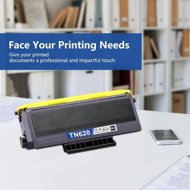 Alt view image 6 of 7 - TN620 Toner Cartridge High Yield Replacement for TN 620 TN 620 HL-5240 HL-5250 HL-5340 HL-5370 MFC-8460 MFC-8480 MFC-8680 MFC-8690 MFC-8860 MFC-8890 DCP-8060 DCP-8065DN Printer Ink, 1 Black