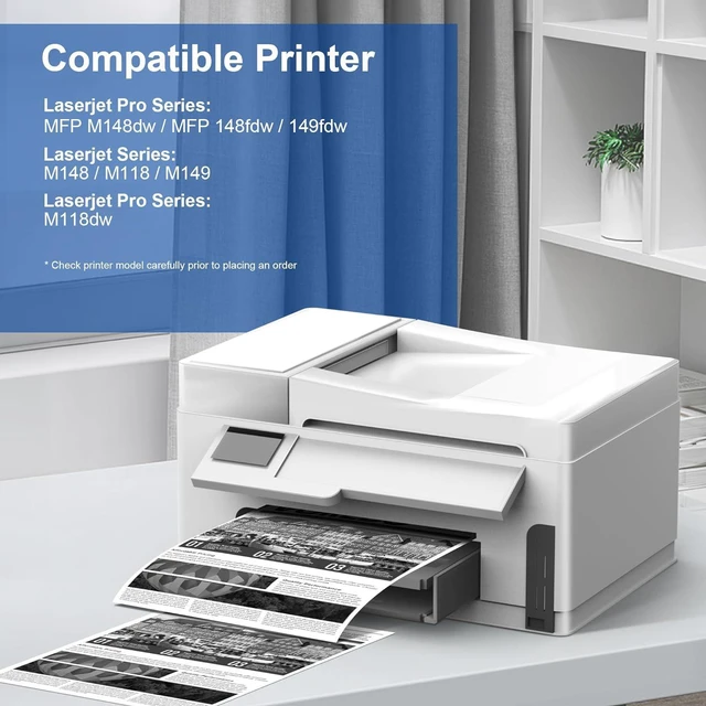 Alt view image 2 of 6 - Toner Cartridge Replacement for HP 94A CF294A 94X CF294X Work for Laserjet Pro MFP M118dw M148dw M148fdw M149fdw M148 M118 M149 Printer (Black, 2 Pack)