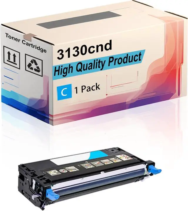 Main image of Toner Cartridge Compatible for Dell 3130cn 3130cnd Printers |3130cnd 330-1198 330-1199 330-1200 330-1204| High Yield 9000 Pages, Print More Pages with Precision Technology (Cyan)