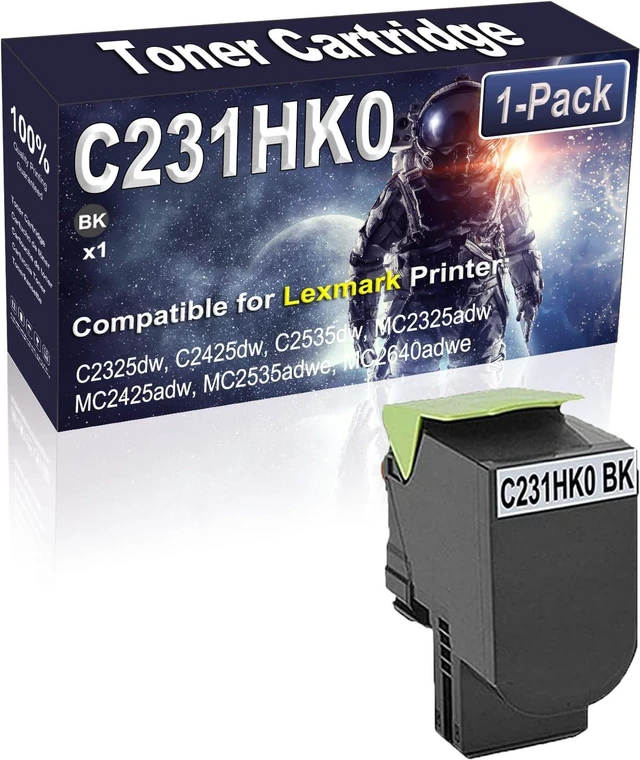 Main image of 1-Pack (Black) Compatible High Yield C231HK0 Imaging Toner Cartridge Use for C2325dw C2425dw C2535dw MC2325adw MC2425adw MC2535adwe Printer (3,000 Pages)