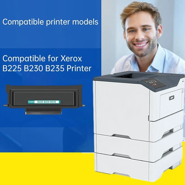 Alt view image 2 of 7 - B230 Toner Cartridge Compatible for Xerox B225 B230 B235 Printer, High Print Page Volume with Chip (006R04399)