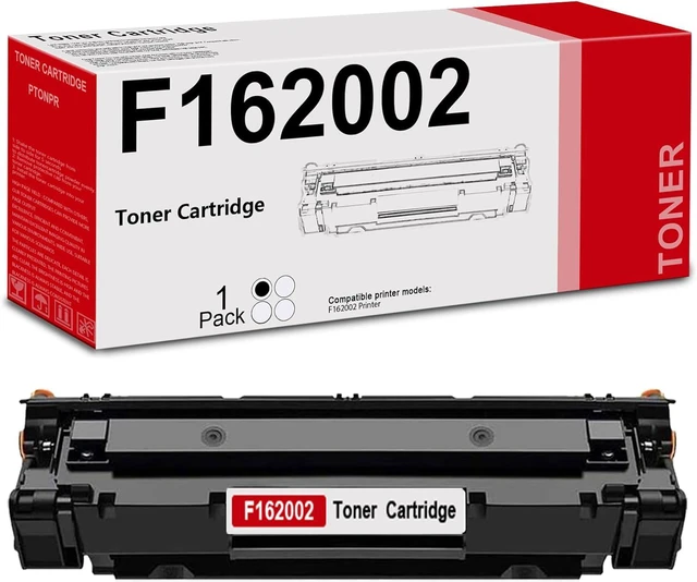 Main image of F162002 High-Yield Black Toner Cartridge 1-Pack, Compatible with F162002 Printer, Premium Nano-level Toner, Eco-friendly