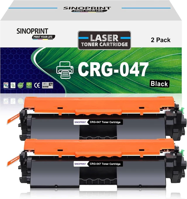 Main image of 047 Toner Cartridge Replacement for Canon ImageCLASS MF113W LBP113W MF110/LBP110 Series i-SENSYS MF113W LBP113W MF110/LBP110 Printer(2 Packs Black)