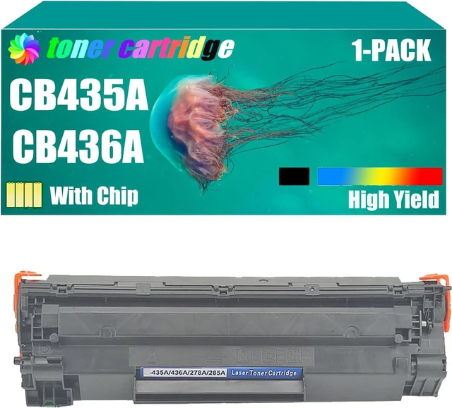 Main image of 435A 436A Toner Cartridge Replacement with Chip Compatible for HP P1005 P1006 P1100 P1102 P1102W P1104 P1104W P1106 P1106W P1107 P1107W P1108 P1108W P1109 P1109W Printer,Black ×1
