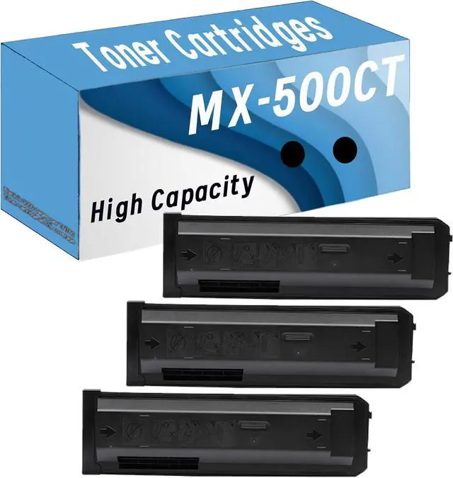Main image of MX500NT MX-500NT Toner Black Compatible MX-500CT High Yield Toner Cartridge Replacement for Sharp MX-M363U M453U M503U M363N M453N M503N