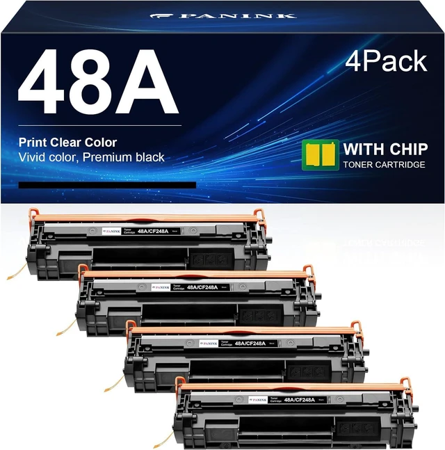 Main image of 48A Toner Cartridge Replacement for HP 48A CF248A Black Toner Cartridge Compatible with HP Pro M15w M15a M16w M16a MFP M29w M29a M28w M28a Printer(4 Pack)