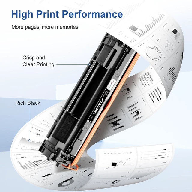 Alt view image 4 of 7 - 48A Toner Cartridge Replacement for HP 48A CF248A Black Toner Cartridge Compatible with HP Pro M15w M15a M16w M16a MFP M29w M29a M28w M28a Printer(4 Pack)
