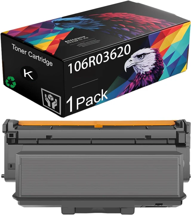 Main image of 106R03620 Toner Cartridge Compatible for Xerox 106R03620 , Reliable Performance Compatible for Xerox WorkCentre 3335 3345 Phaser 3330 Printer, High Yield 3000 Pages(Black)