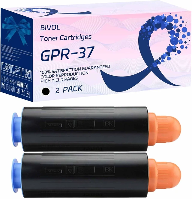 Main image of GPR-37 Toner Cartridges Compatible for Canon imageRUNNER Advance 8595i 8595i II 8595i III Printers, High Yield 71000 Pages (2 Pack Black)