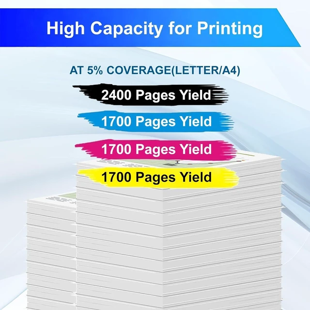 Alt view image 3 of 7 - 128A Toner Cartridge Compatible for HP 128A CE320A CE321A CE322A CE323A Toner Cartridges for HP LaserJet Pro CM1415fn CM1415fnw CP1525n CP1525nw Printers Combo Pack