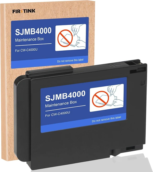 Main image of SJMB4000 C4000E Maintenance Box Remanufactured C33S021601 Cartridge Waste Box Compatible with ColorWorks C4000 Inkjet ColorLabel Printer