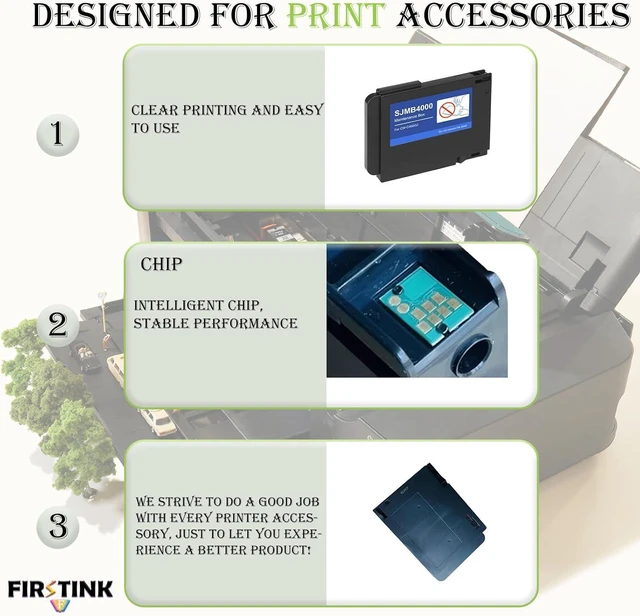 Alt view image 4 of 6 - SJMB4000 C4000E Maintenance Box Remanufactured C33S021601 Cartridge Waste Box Compatible with ColorWorks C4000 Inkjet ColorLabel Printer