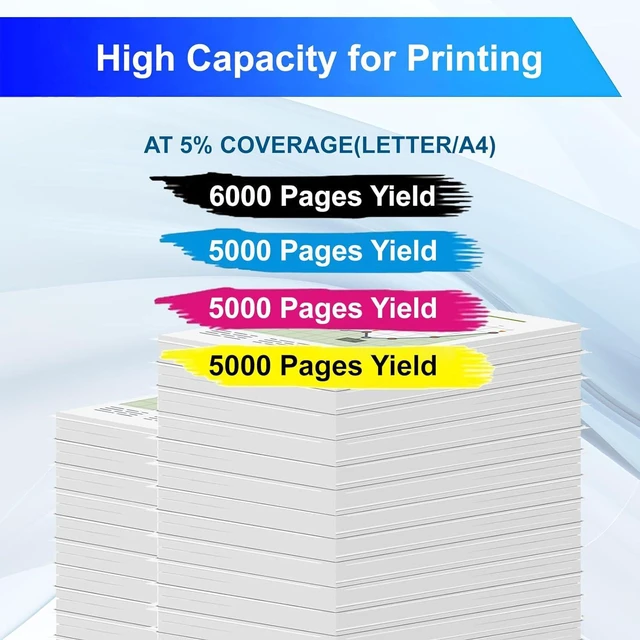 Alt view image 3 of 7 - 508A Compatible Toner Cartridge Replacement for HP 508A CF360A CF361A CF363A CF362A 508X Toner Cartridges for HP Color LaserJet Enterprise M553n M553X M553dn M552dn 508A Combo Pack
