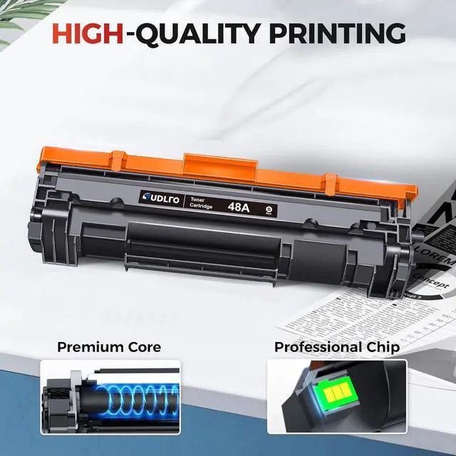 Alt view image 4 of 7 - 48A Toner Cartridge Compatible with HP 48a - Replacement for HP 48A Toner Cartridge Black Compatible with Pro M15w M29w M28w M15a M28a M31w M30w M16a M16w M29a Series Printer (4 Pack)