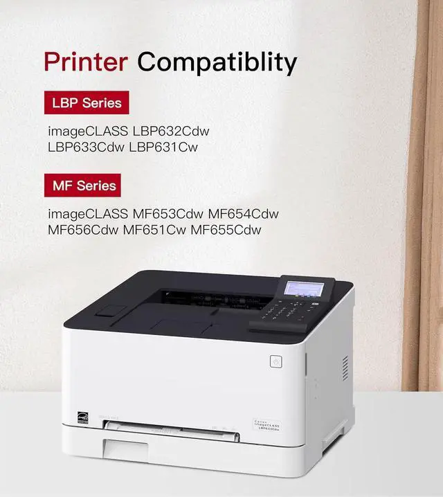 Alt view image 2 of 7 - iNKPAD 067H 067 Toner Cartridge Set for Canon MF654/656/632 Color Printers