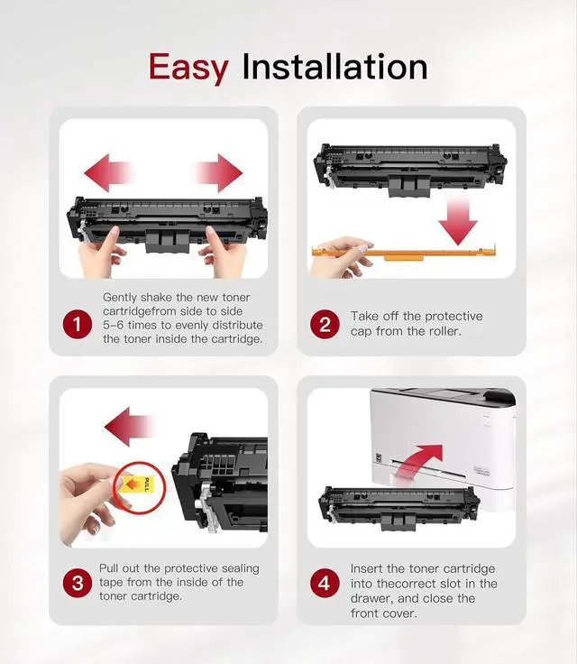 Alt view image 5 of 7 - iNKPAD 067H 067 Toner Cartridge Set for Canon MF654/656/632 Color Printers