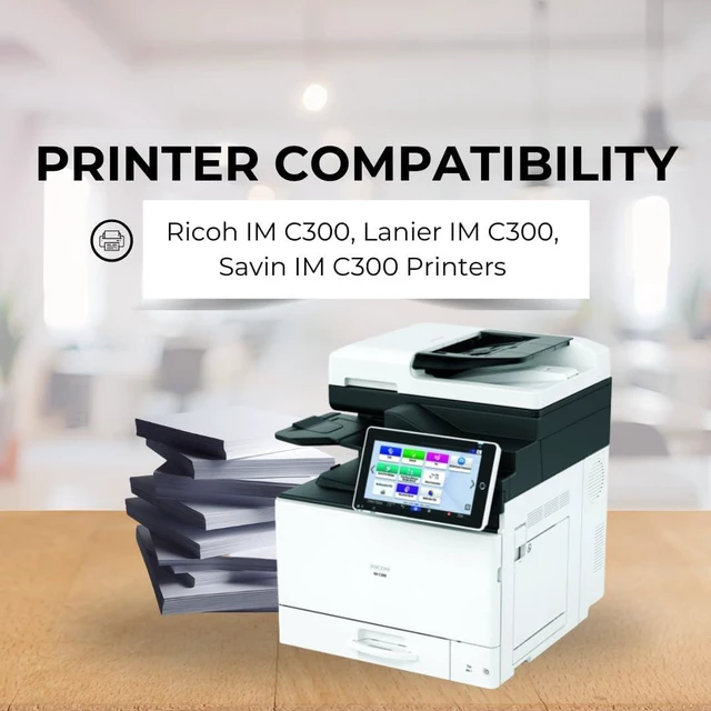 Alt view image 2 of 7 - Toner Pros Compatible Ricoh 842378, 842379, 842380, 842381 High-Yields Toner Cartridge Replacement for IM C300, Lanier IM C300, Savin IM C300 Printers- 4 Color Pack, Black 17,000 & Color 6,000 Pages