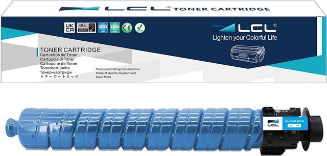 Main image of LCL Compatible Toner Cartridge for Ricoh 841816 MP C3003 MP C3503 MP C3004 MP C3504(1-Pack,Cyan) for Ricoh MP C3003 C3503 C3004 C3504 C3004ex C3504ex Lanier MP C3003 C3503 C3004 C3504 C3004ex C3504ex