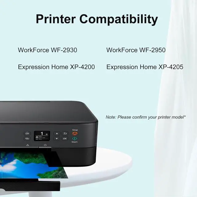 Alt view image 3 of 5 - 232XL Latest Upgrade Remanufactured Replacement for Epson 232 XL Ink Cartridges Combo Pack Work with Printer XP-4200 Ink WF-2930 WF-2950 XP-4205 (1 Black, 1 Cyan, 1 Magenta, 1 Yellow)